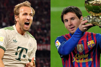 Harry Kane vs Lionel Messi 91-goal record