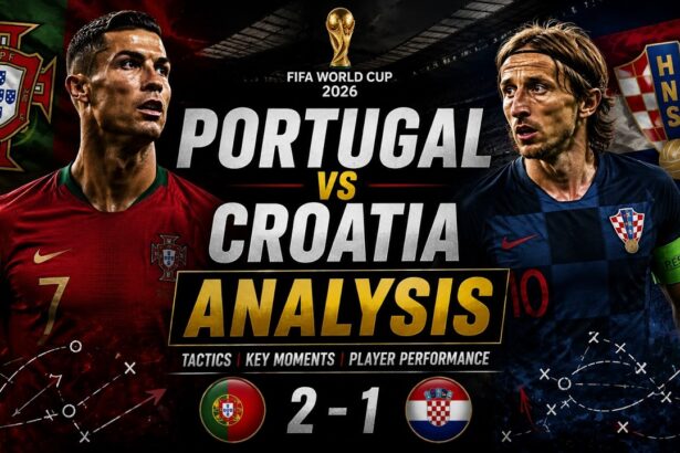 How Portugal Defeated Croatia: Tactical Analysis of a Dramatic 2-1 World Cup Victory